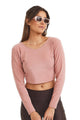 Cropped Manga Longa Peace