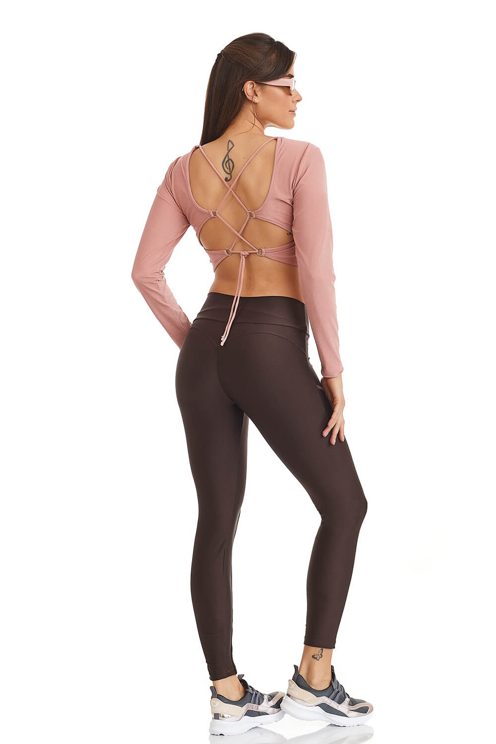 Cropped Manga Longa Peace
