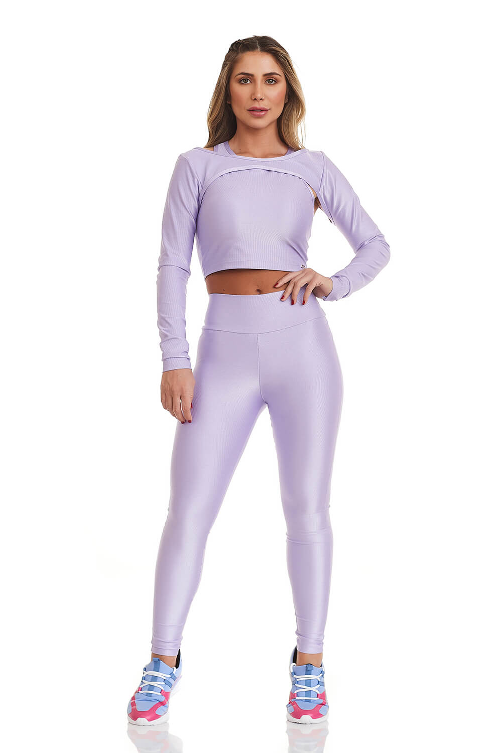Top Cropped 2 em 1 Glow