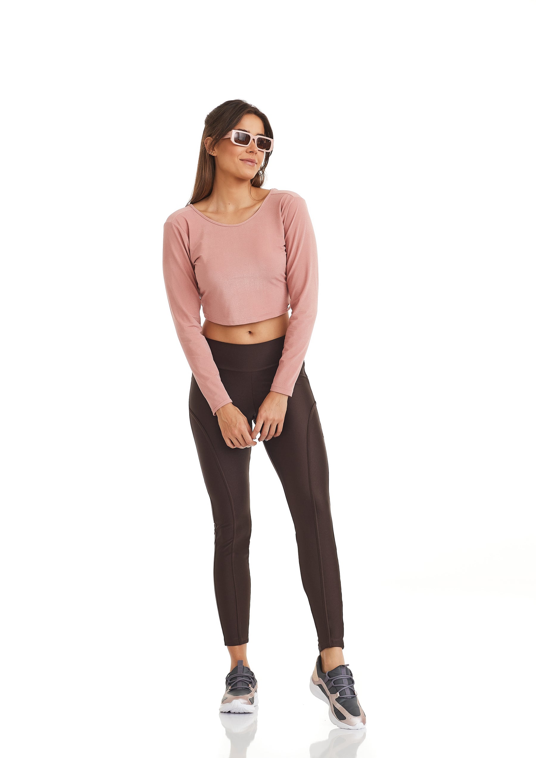 Cropped Manga Longa Peace