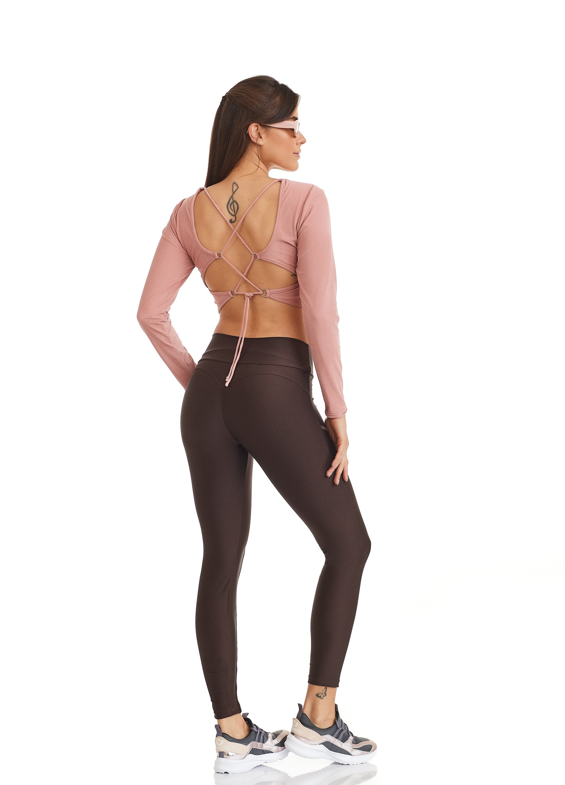 Cropped Manga Longa Peace