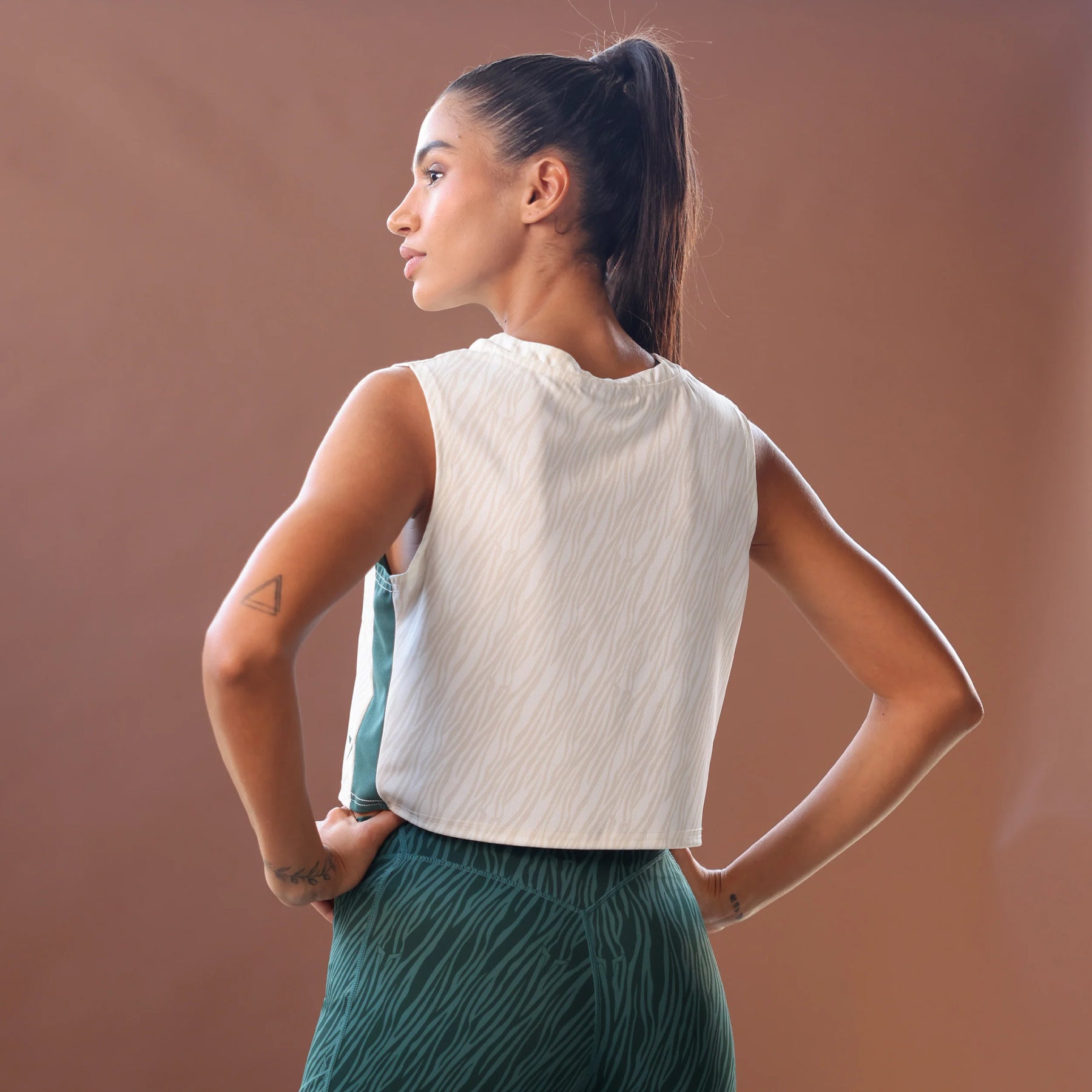 Core Zebra Crop Tank