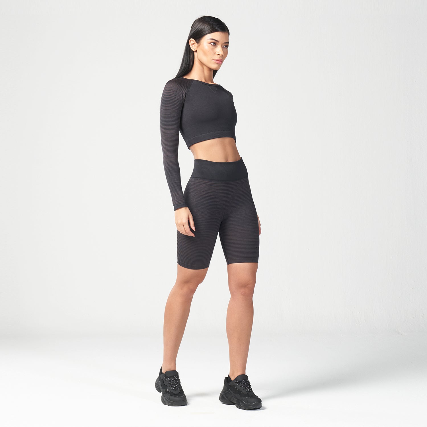 Infinity Reflection Seamless Crop Top
