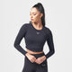 Essentials Long Sleeves Crop Top