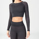 Infinity Reflection Seamless Crop Top