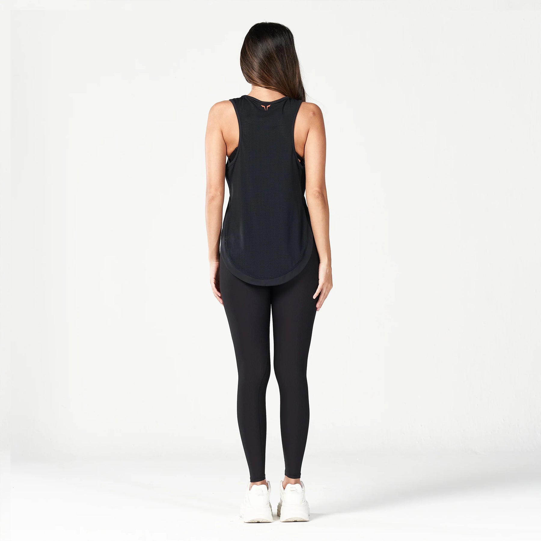 Code Mesh Dip Hem Tank