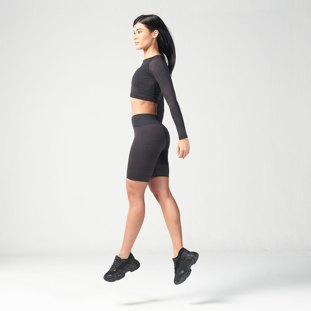 Infinity Reflection Seamless Crop Top