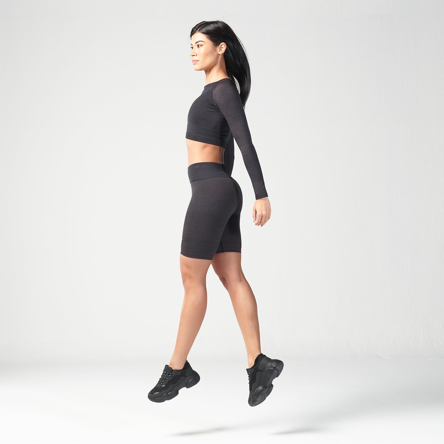 Infinity Reflection Seamless Crop Top