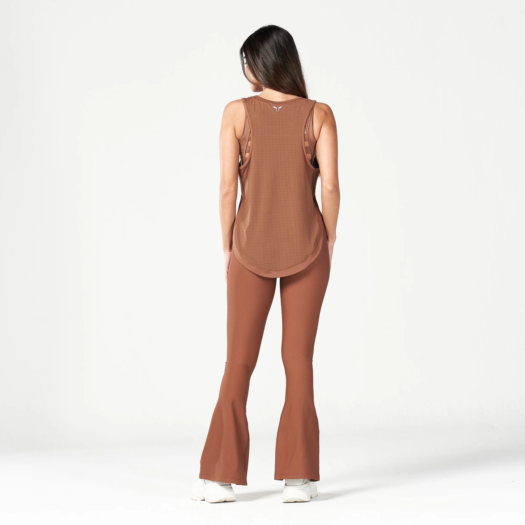 Code Mesh Dip Hem Tank