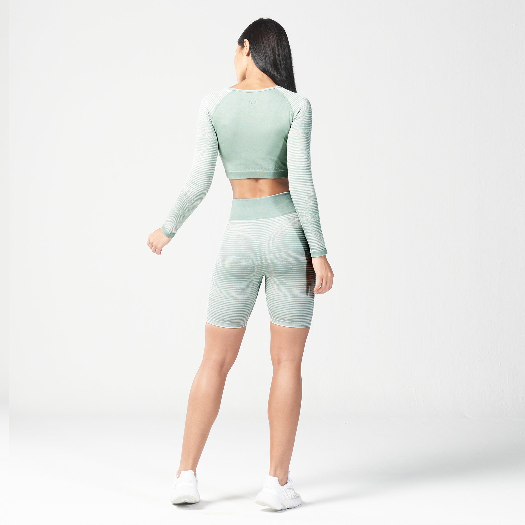 Infinity Reflection Seamless Crop Top