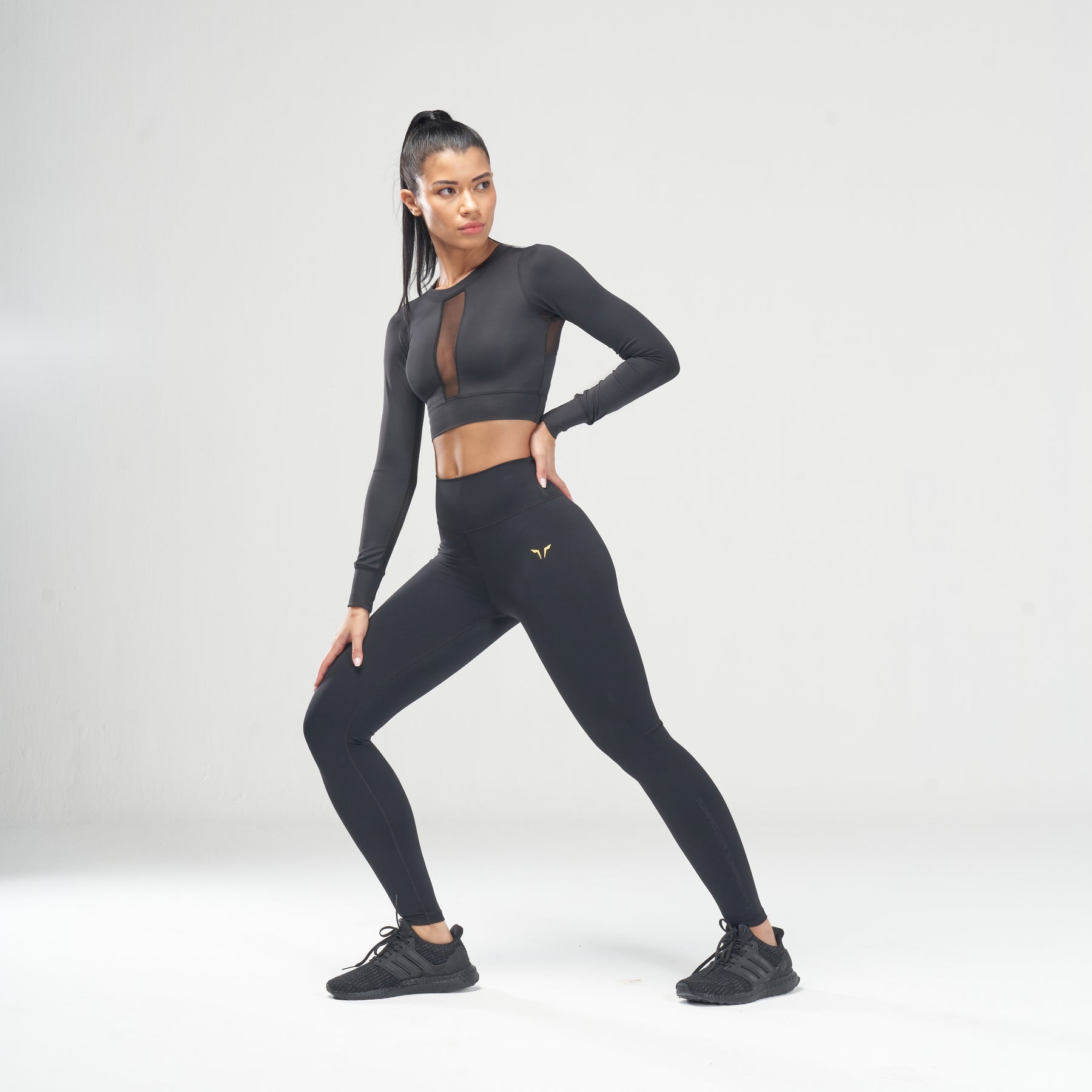 Code Mesh Insert Crop Top